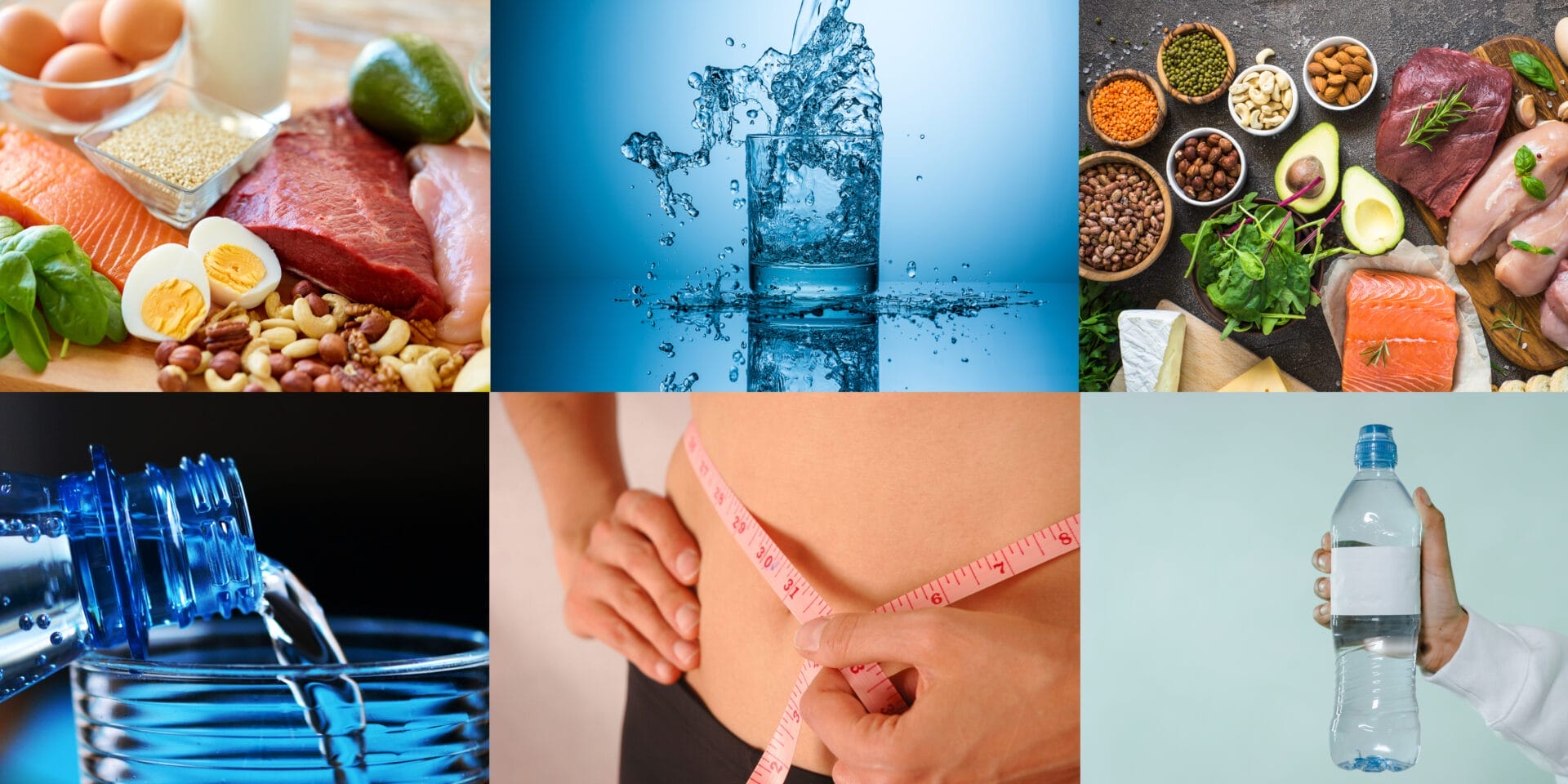 Prioritize water consumption and protein for each meal to lose pesky body fat.