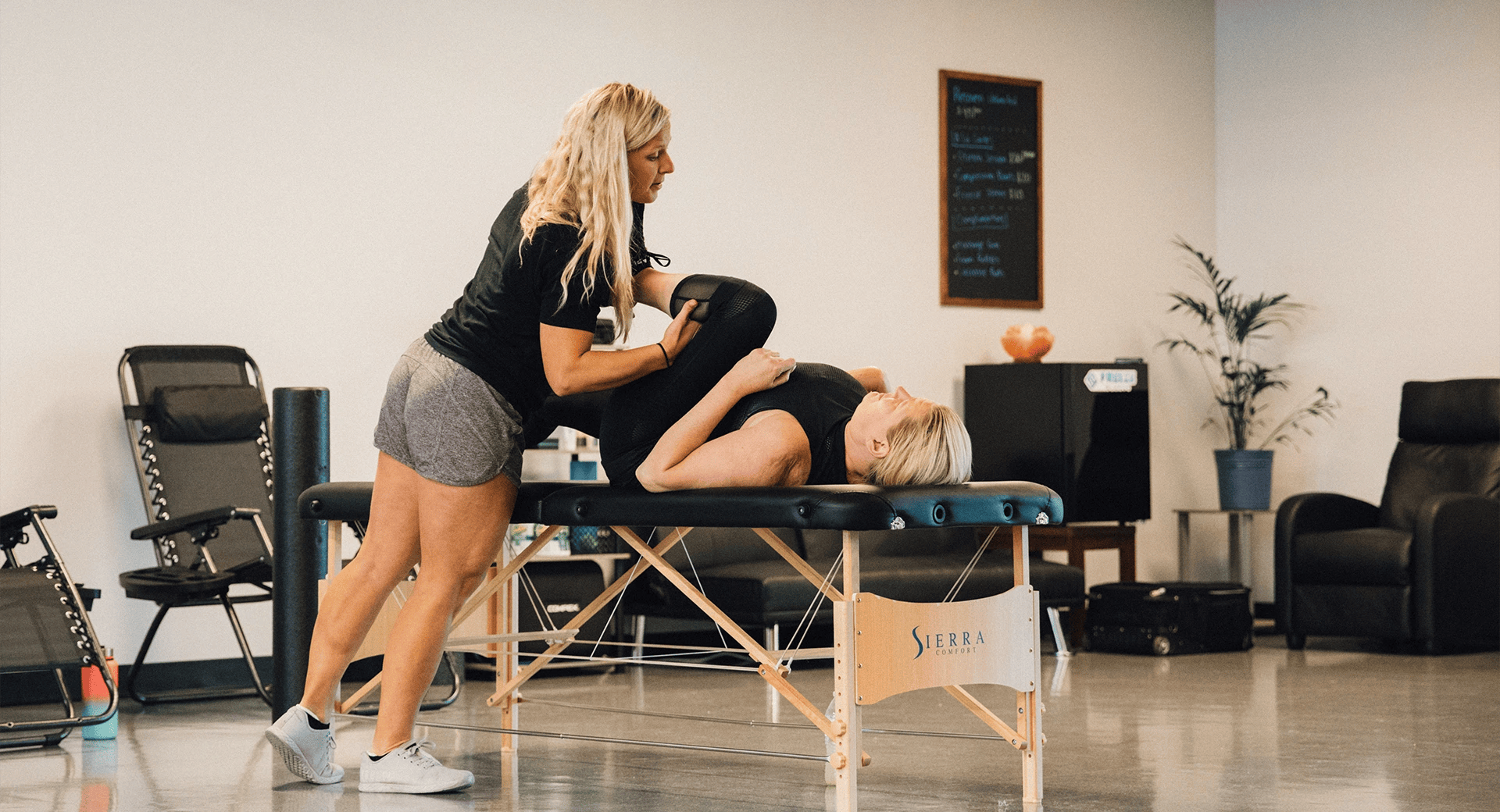 woman stretching at Fit One Five